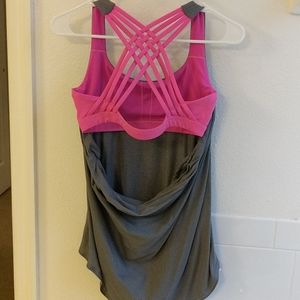 Lululemon tank top with built in sports bra
